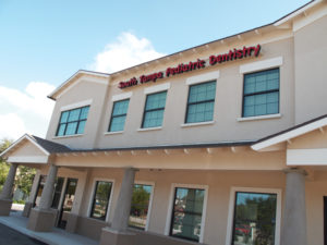 The contemporary freestandingbuilding is ideal for the practice’s goals.