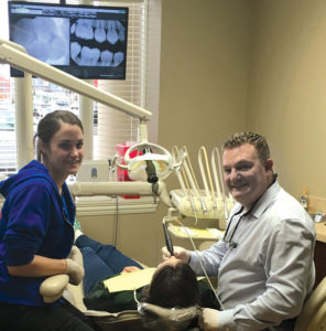 Dr. Favia using CariVu technology