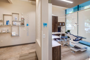 Hallway looking into operatory.