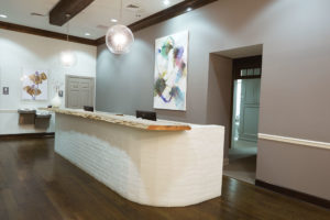 Reception area