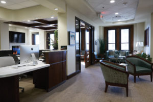 Reception area