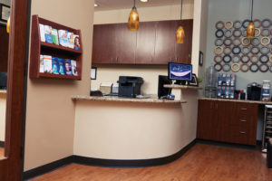 Reception area