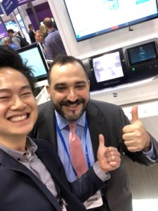 Dr. Ng selfie with rep