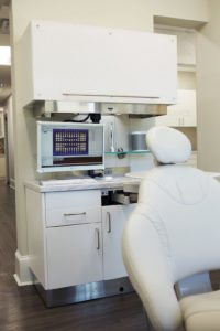 12 o'clock cabinetry in treatment room