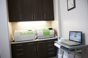 Planmeca Emerald with 40 and 40 S CAD/CAM milling units.